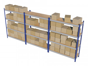 warehouse racking Model 3D