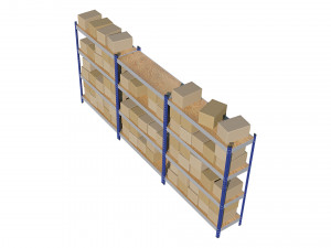 warehouse racking Model 3D