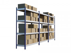 warehouse racking Model 3D