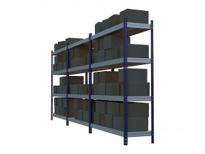warehouse racking Model 3D