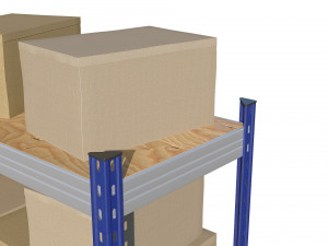 warehouse racking Model 3D
