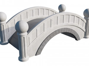 small stone bridge 3D Model