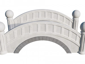 small stone bridge 3D Model