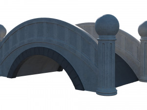 small stone bridge 3D Model