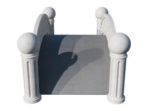 small stone bridge 3D Model