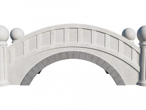 small stone bridge 3D Model