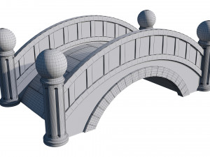 small stone bridge 3D Model