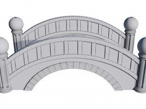 small stone bridge 3D Model