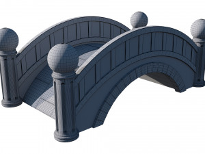 small stone bridge 3D Model