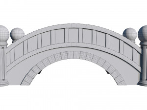 small stone bridge 3D Model