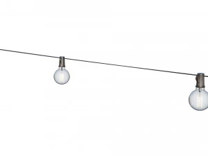 string lights edison lamps 3D Model