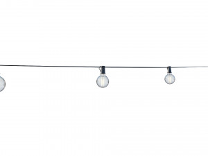 string lights edison lamps 3D Model