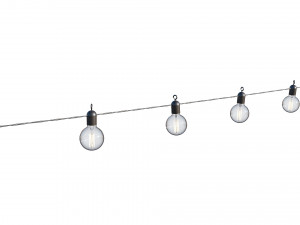 string lights edison lamps 3D Model
