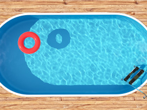 swimming pool summer fun 3D 模型