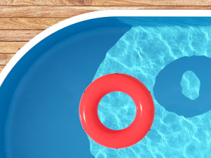swimming pool summer fun 3D 模型