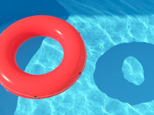 swimming pool summer fun 3D 模型