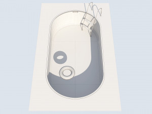 swimming pool summer fun 3D 模型