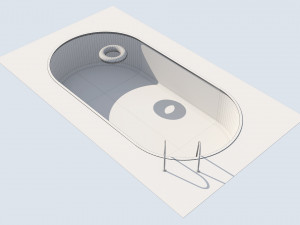 swimming pool summer fun 3D 模型