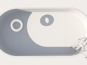 swimming pool summer fun 3D 模型