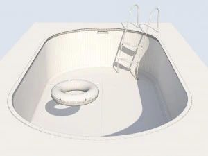 swimming pool summer fun 3D Model
