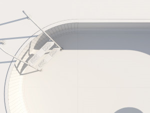 swimming pool summer fun 3D 模型