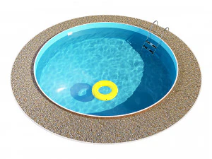 swimming pool azuro 402dl 3D Model