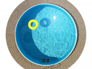 swimming pool azuro 402dl 3D Model