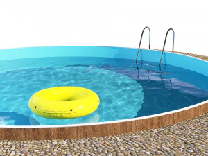 swimming pool azuro 402dl 3D Model