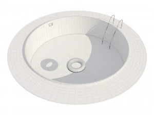 swimming pool azuro 402dl 3D Model