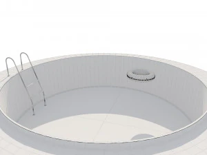 swimming pool azuro 402dl 3D Model