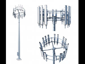 Telekommunikationsturm 3D Modell