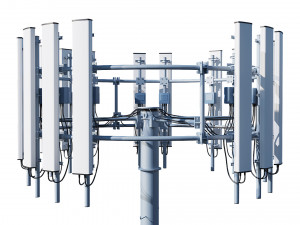 telecommunication tower Modello 3D