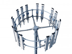 telecommunication tower Modello 3D