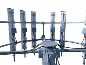 telecommunication tower Modello 3D