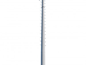 telecommunication tower Modello 3D