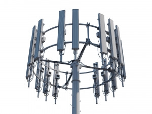 telecommunication tower Modello 3D