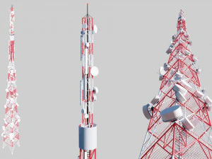 电信塔 3D 模型