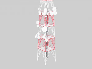 telecommunication tower 3D Model