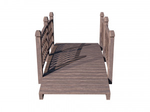 garden bridge 3D Model