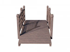 garden bridge 3D Model