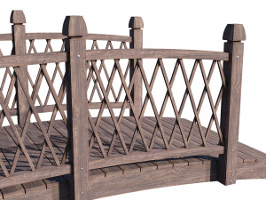 garden bridge 3D Model