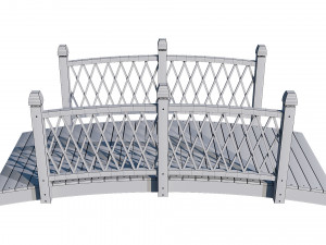 garden bridge 3D Model