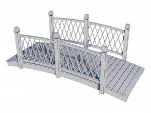 garden bridge 3D Model