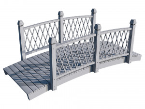 garden bridge 3D Model