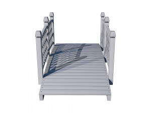 garden bridge 3D Model