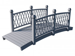 garden bridge 3D Model