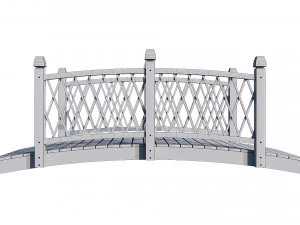 garden bridge 3D Model