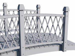 garden bridge 3D Model