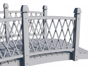 garden bridge 3D Model