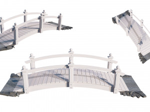 garden bridge 3D Модель